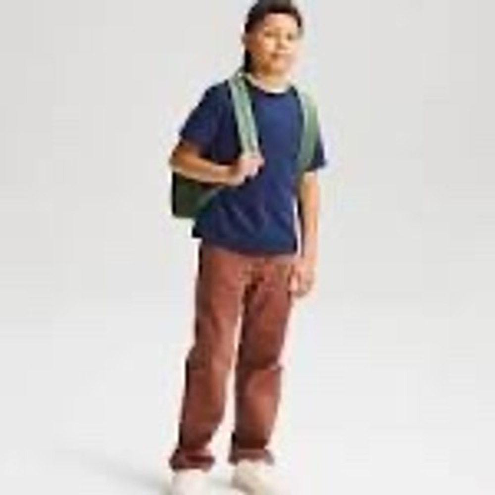 Cat & Jack Boys Navy Blue Short Sleeve Classic T-Shirt Size S 6/7 New